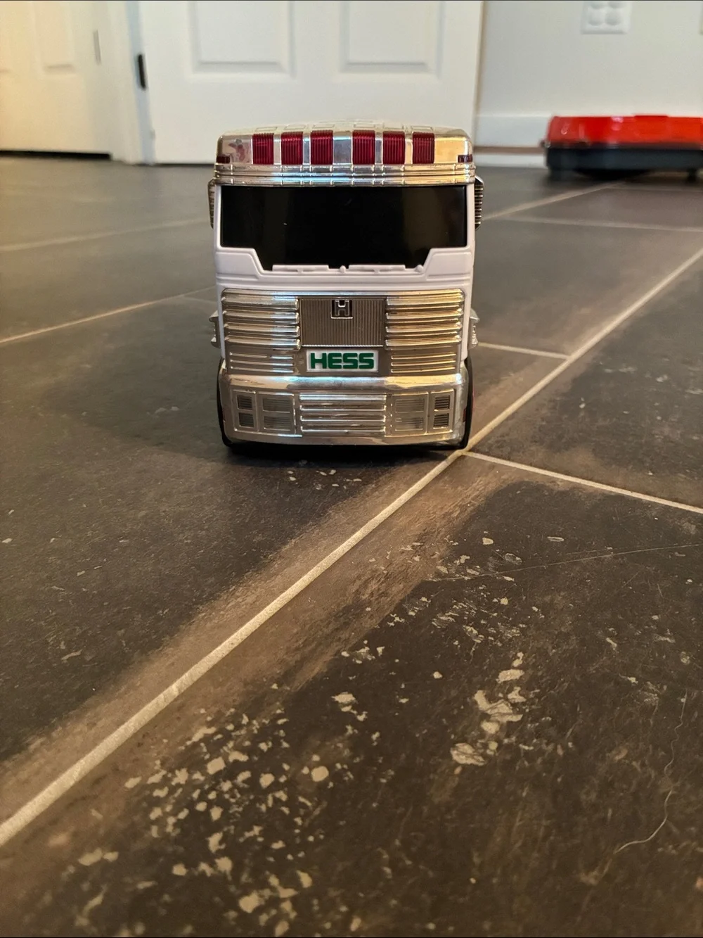 White & Green Toy Truck for Kids HESS